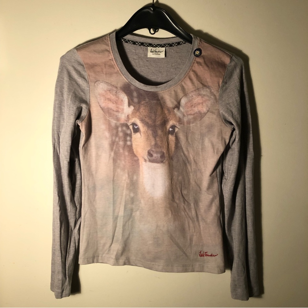 Luis Trenker deer long sleeve xsmall